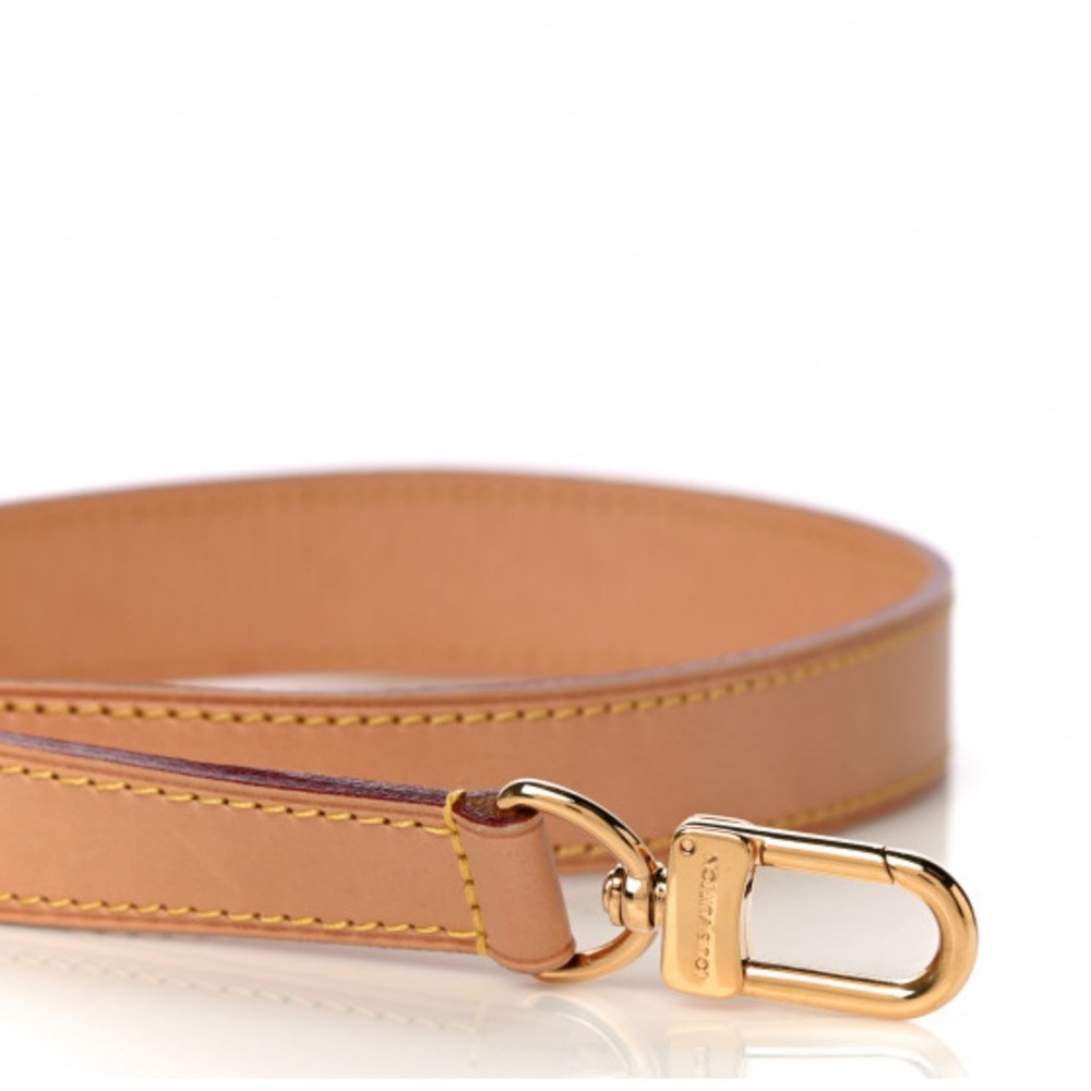 NEW Louis Vuitton Vachetta short strap